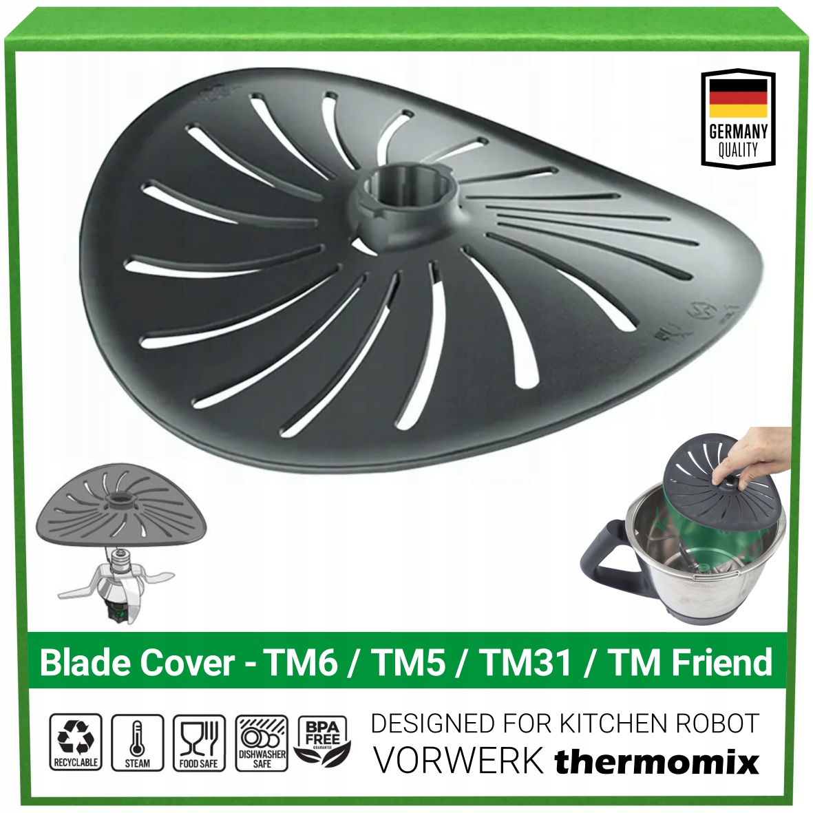 Kryt miešacieho noža ThermoCOOKING pre VORWERK Thermomix - TM6 a TM5
